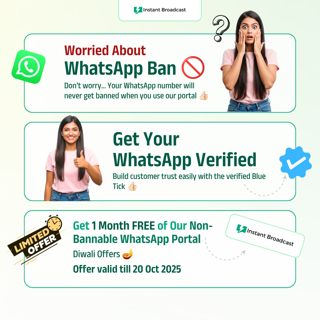 Instant Broadcast WABA API