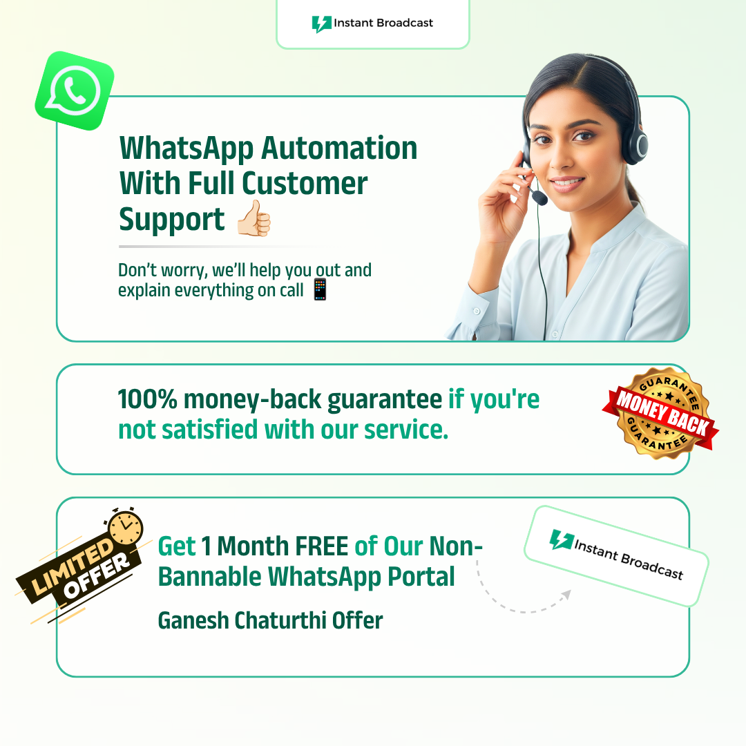 Instant Broadcast WABA API