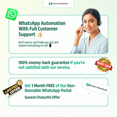 Instant Broadcast WABA API